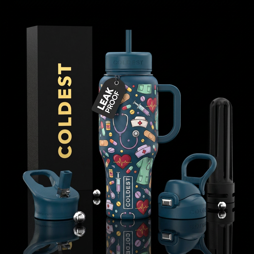 Nurse aid water bottle design