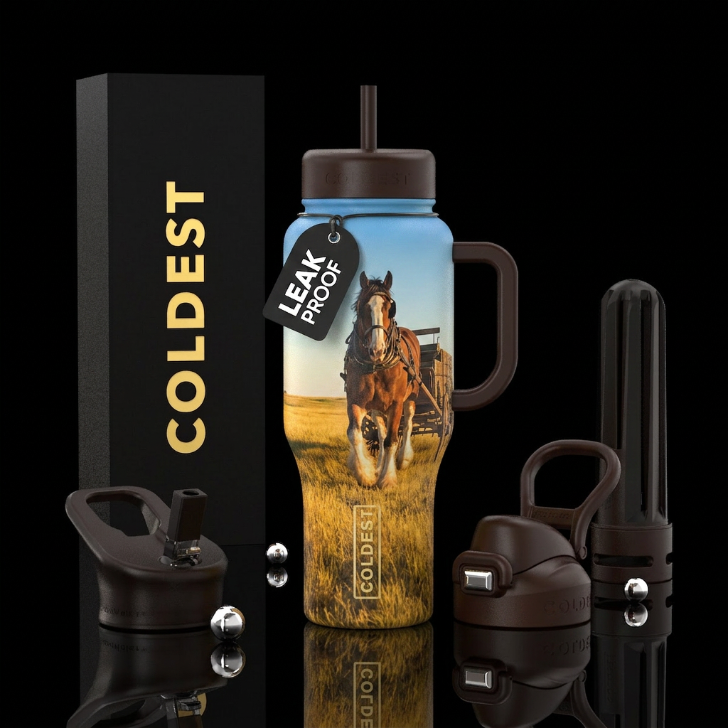 Wagon Pull water bottle design