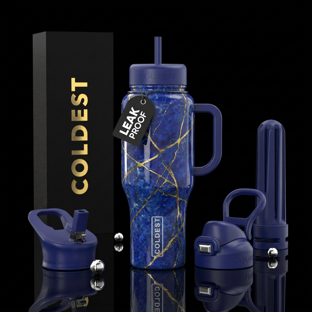 Blue Luna water bottle design