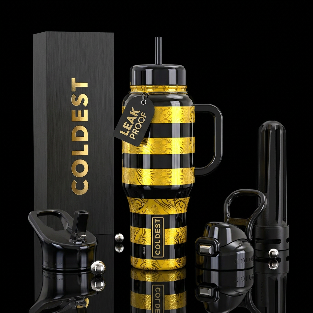 Bumblebee water bottle design