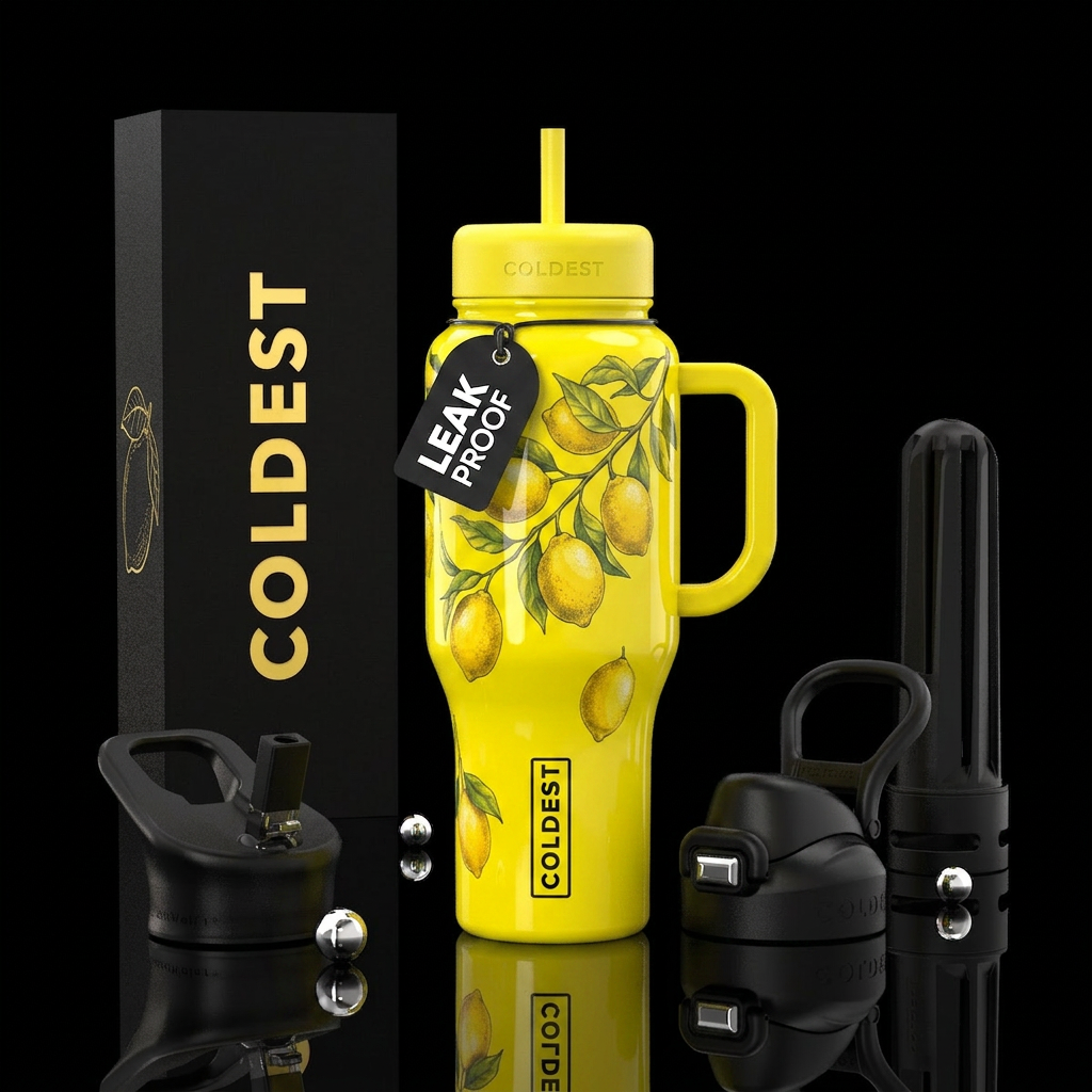 Lemon Drop water bottle design