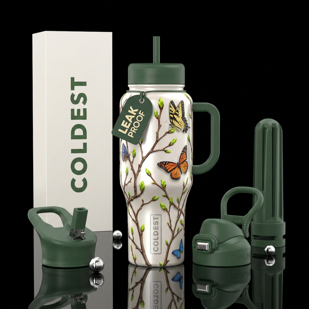Taste of Spring water bottle design
