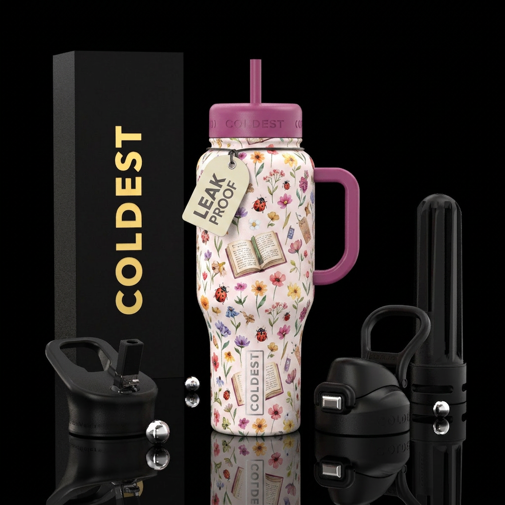 Light Reader water bottle design