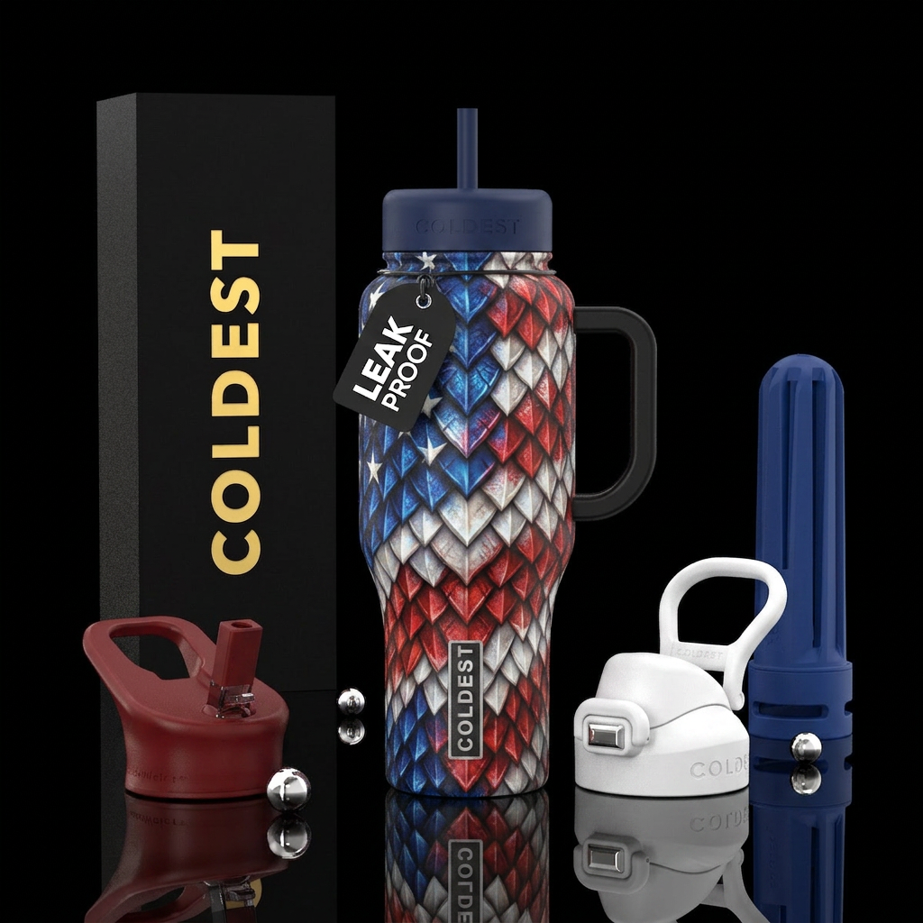 American Dragon water bottle design