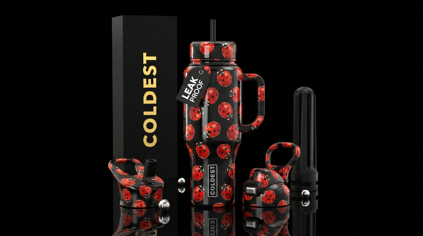 The Ladybug water bottle design