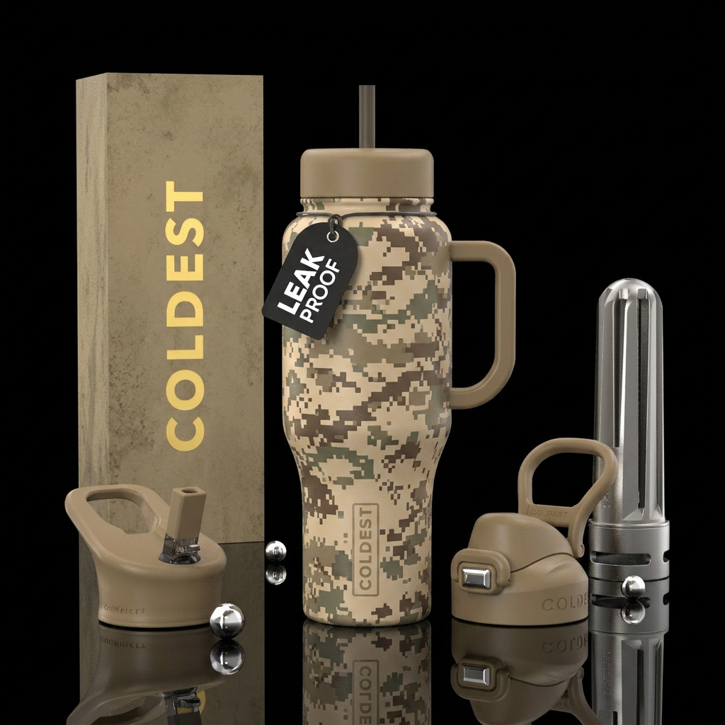 dessert storm digital camo water bottle design