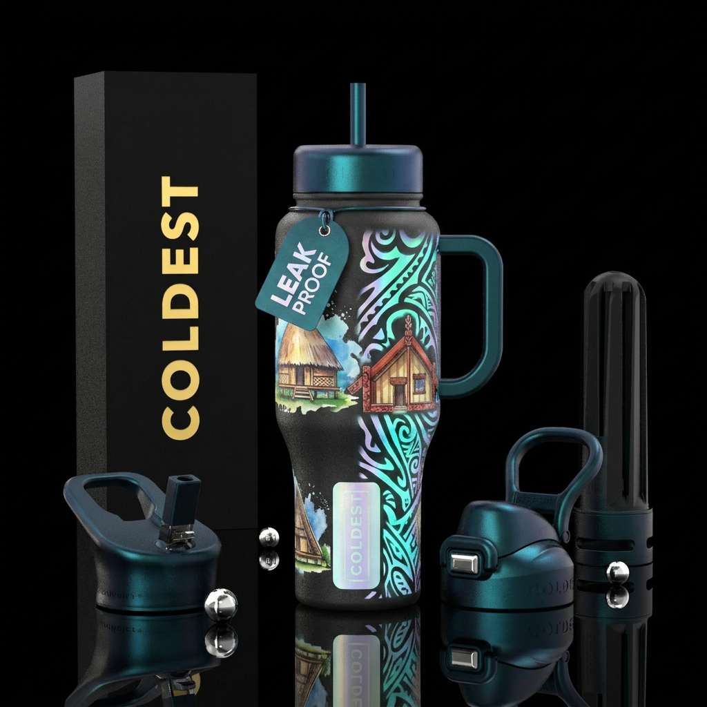 architecture, pacific islander, glowie, beautiul, ... water bottle design