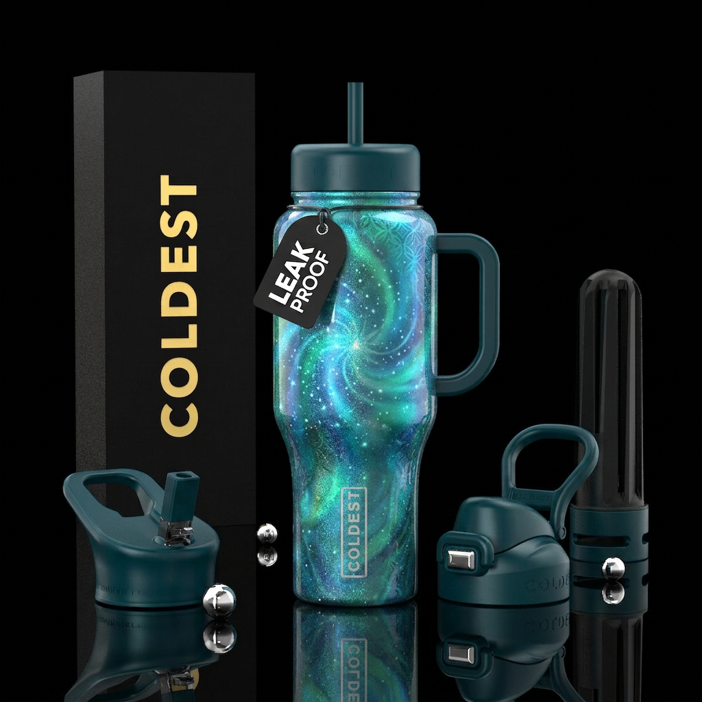 atlantis, shimmer, spiritual, arabian water bottle design