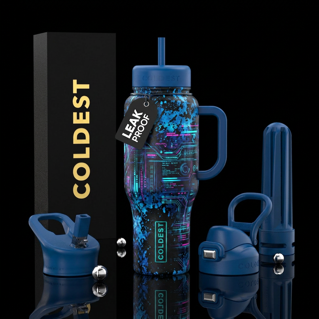 bleach effect, biotech, spritz, deep ocean water bottle design