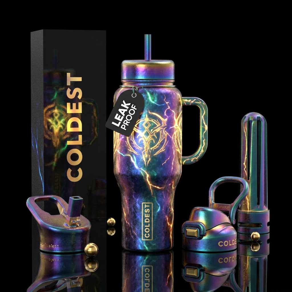 Epic,epic, legendary,glowie,god water bottle design