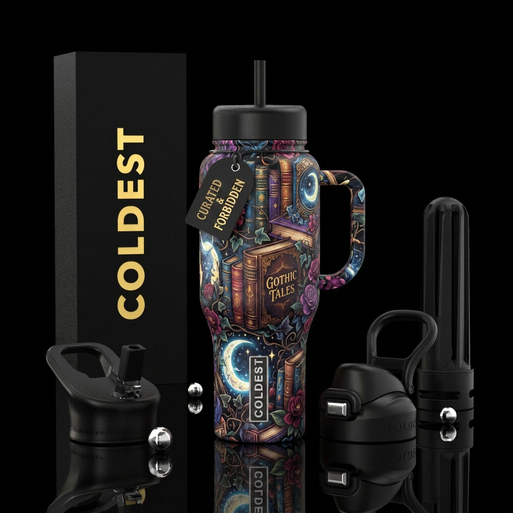 Banned and Forbidden water bottle design