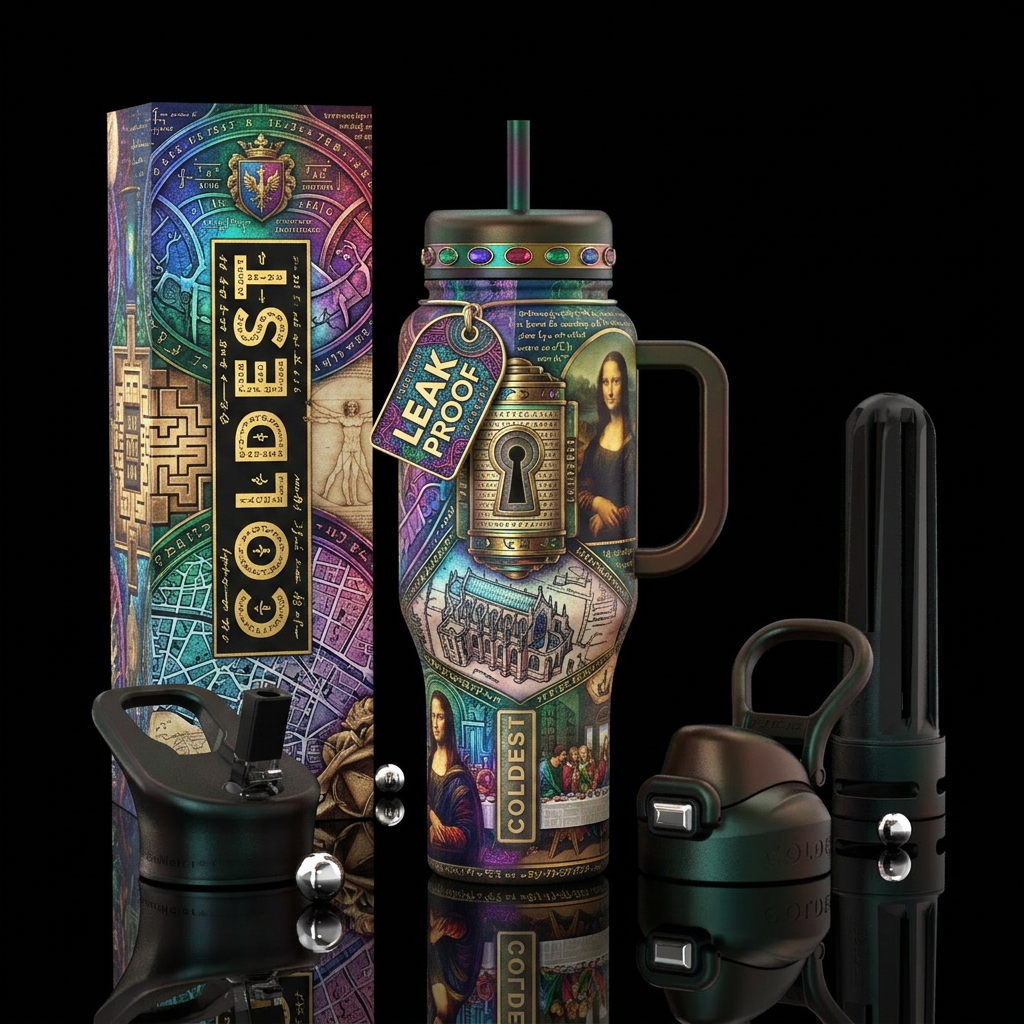 Secrets of the past water bottle design
