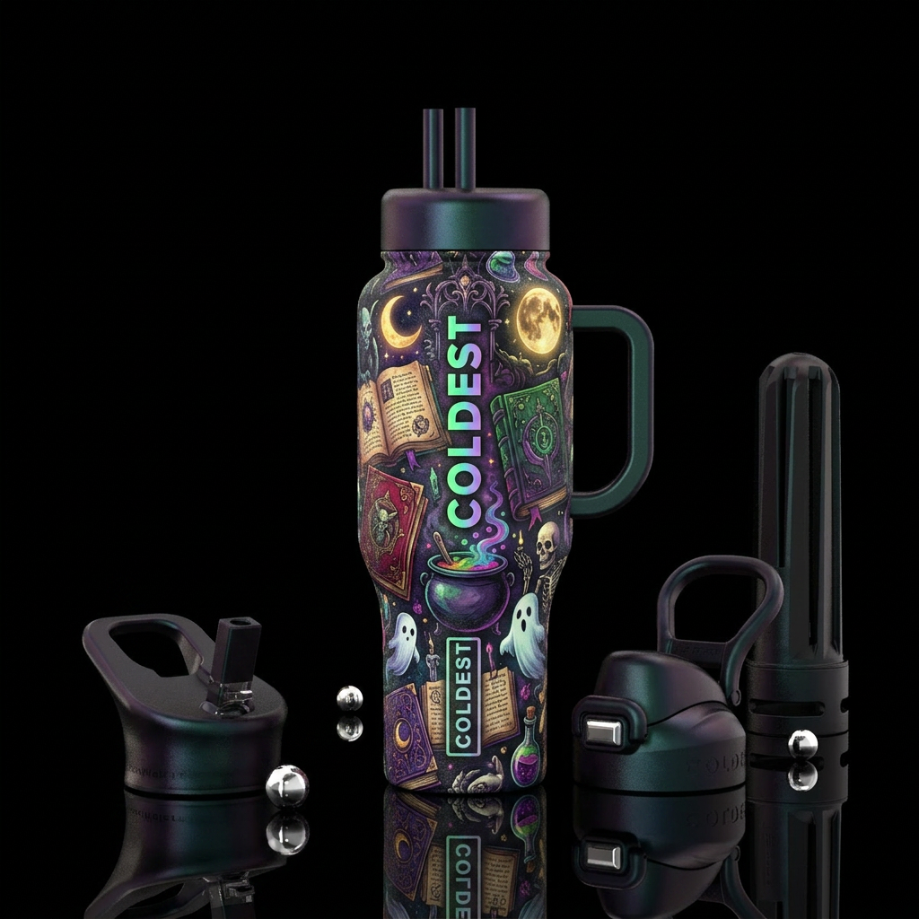 Spells water bottle design
