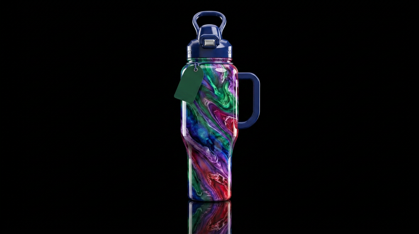 ..colors water bottle design