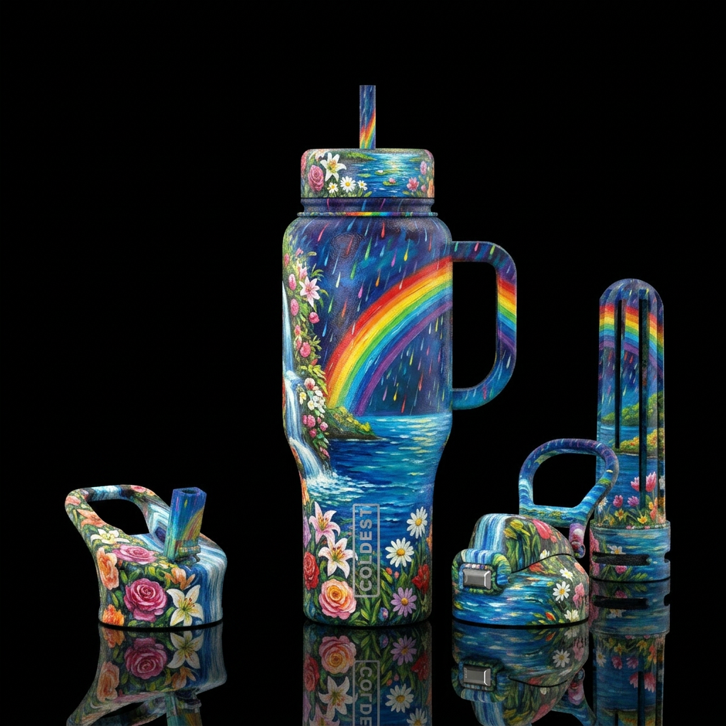Sheer beauty water bottle design