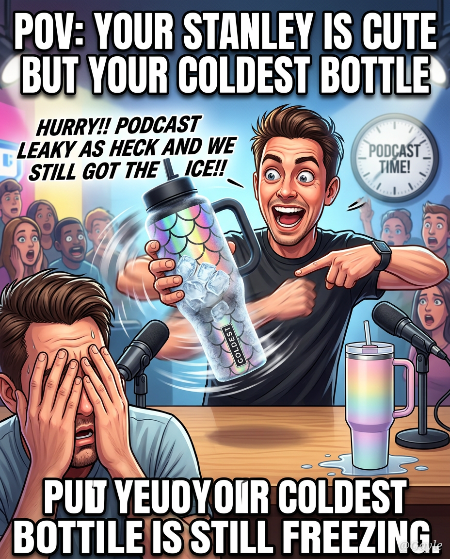 Leaky Friday!! water bottle design