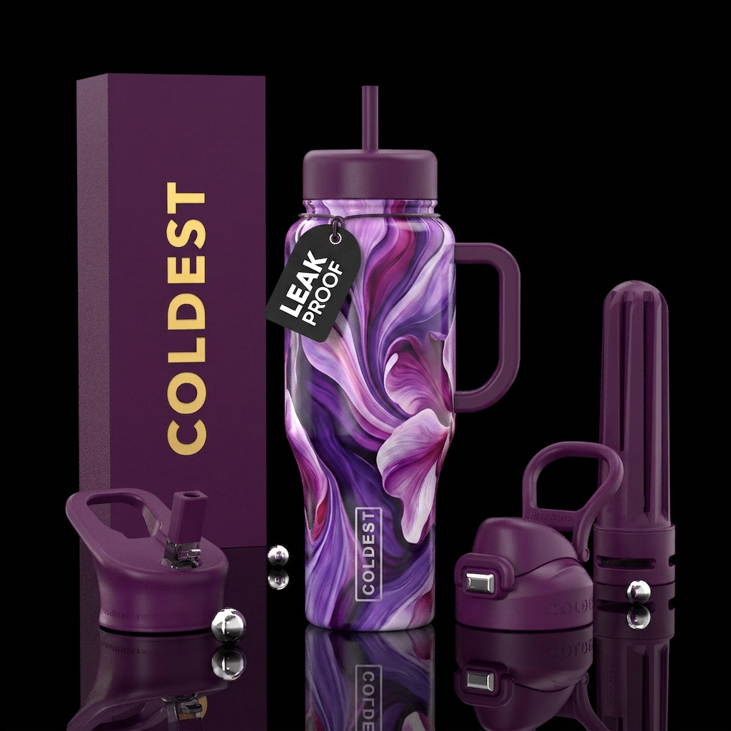 Fluid water bottle design