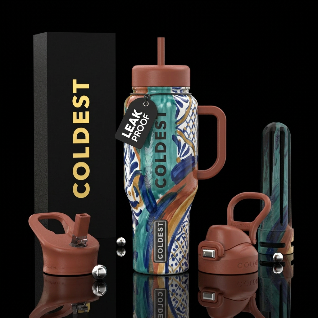 Paint water bottle design