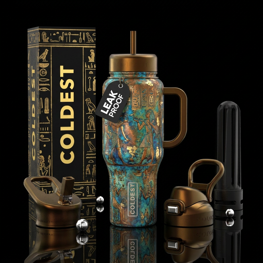 The past water bottle design