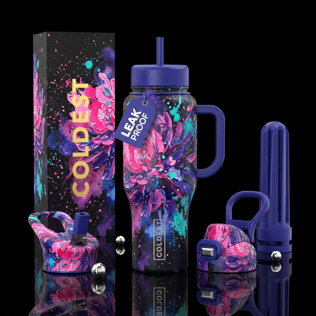 Burst water bottle design