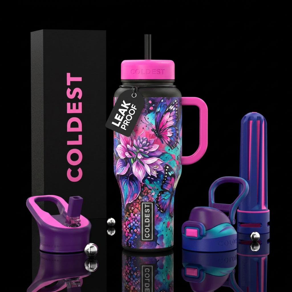 Vibrant.. water bottle design