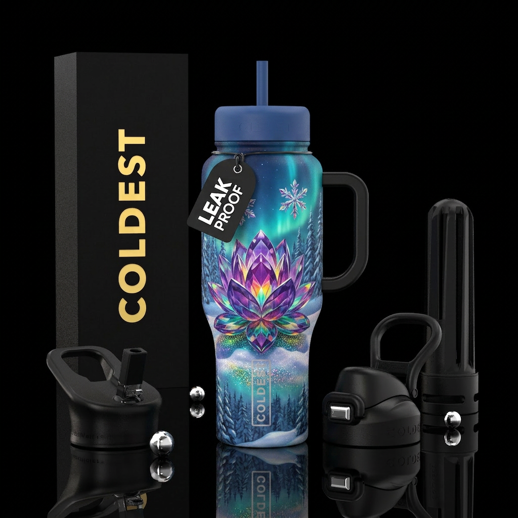 All alone water bottle design