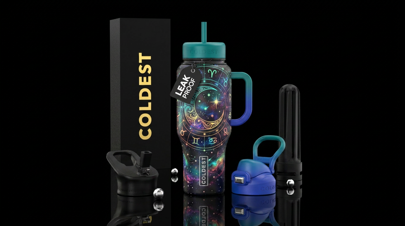 Signs water bottle design