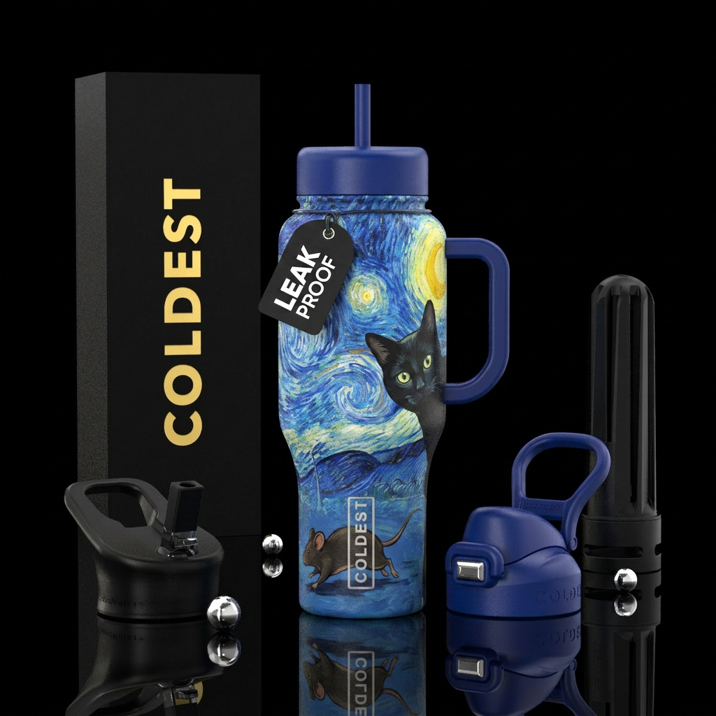 Where did he go water bottle design