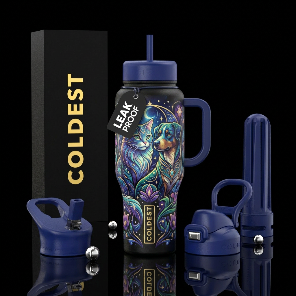 Our best friends water bottle design