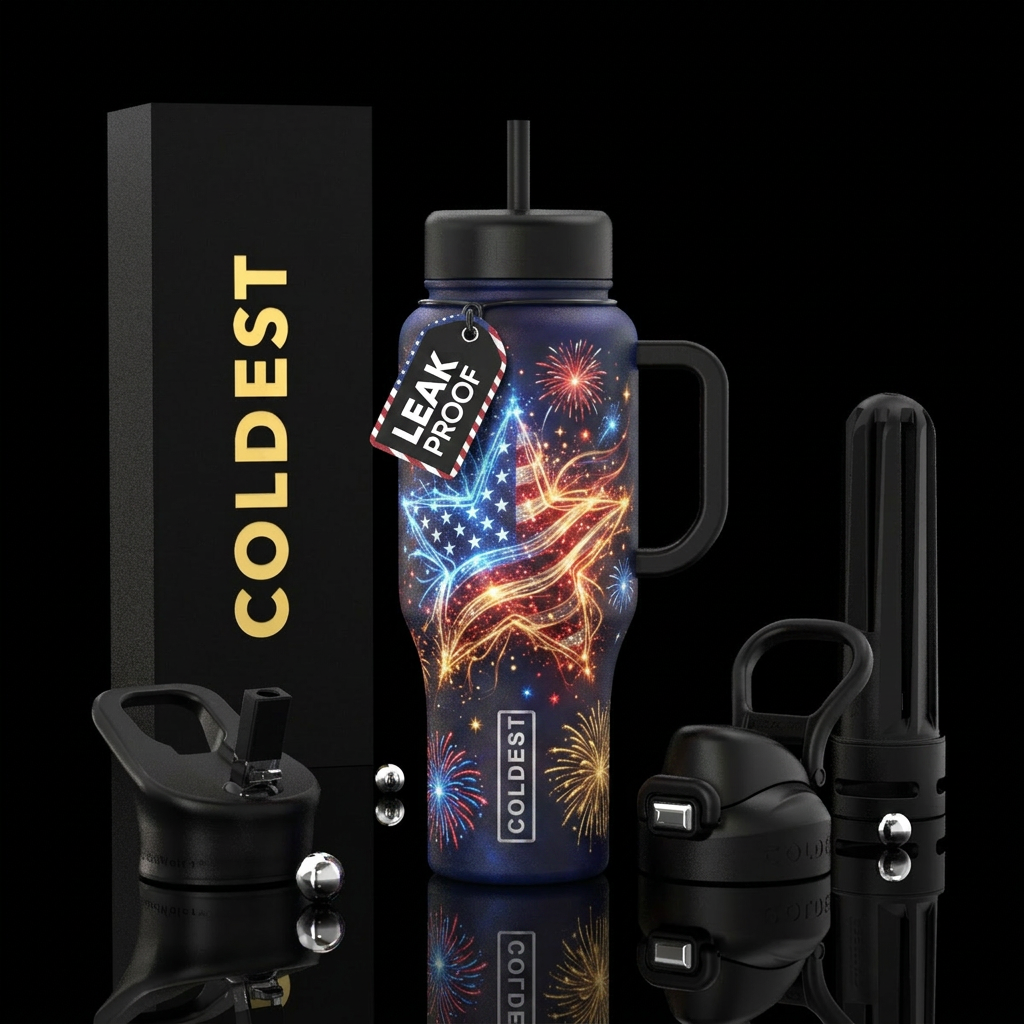 4th stars water bottle design