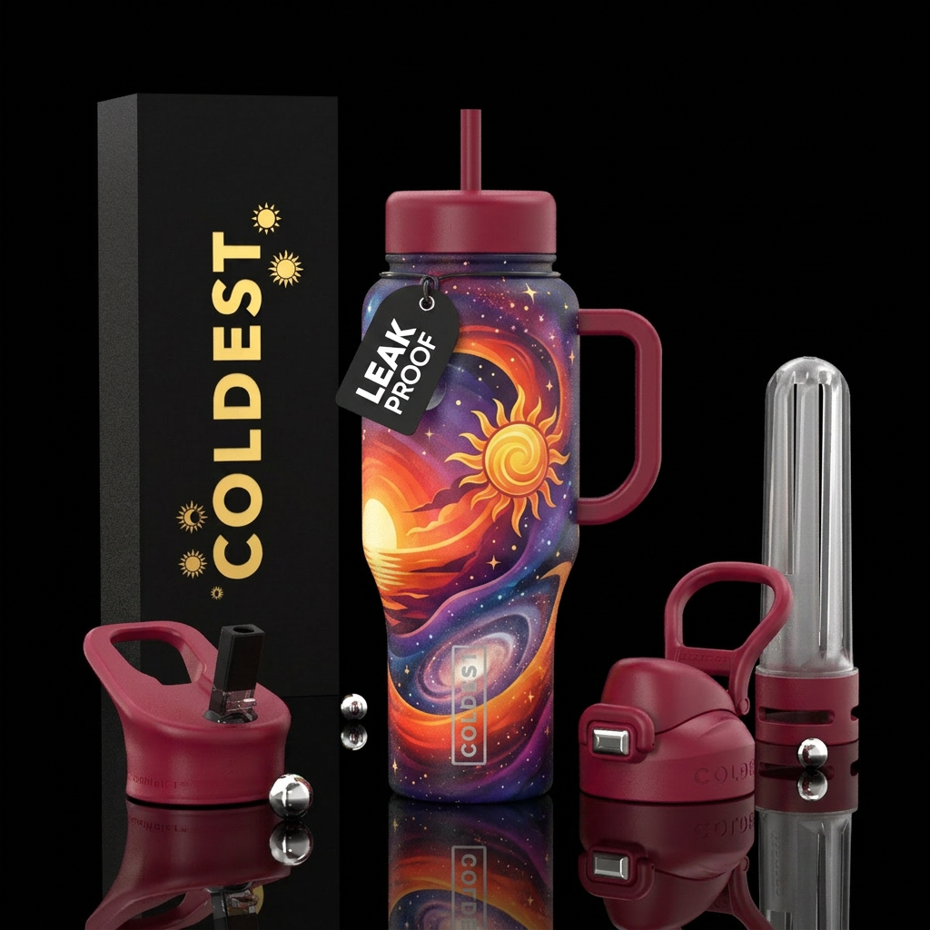 Sun beauty water bottle design