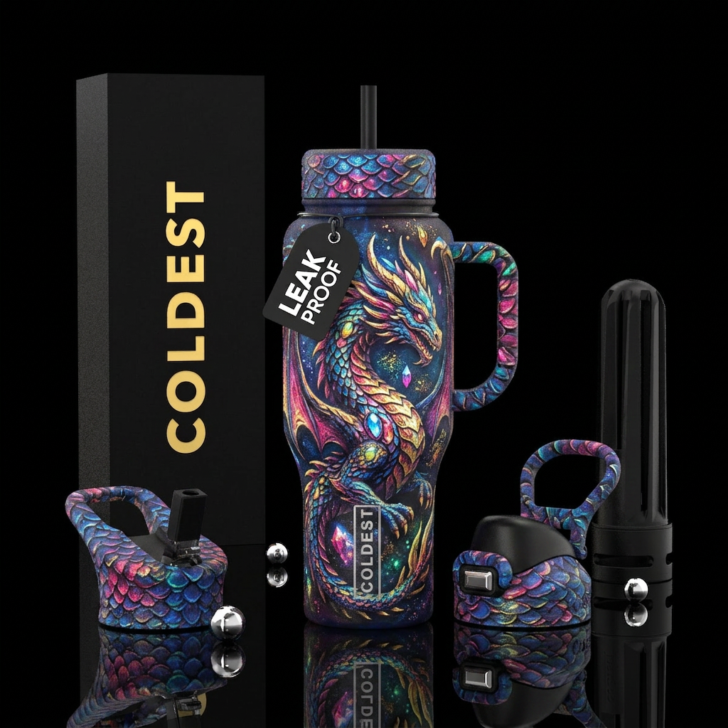 Dragon water bottle design