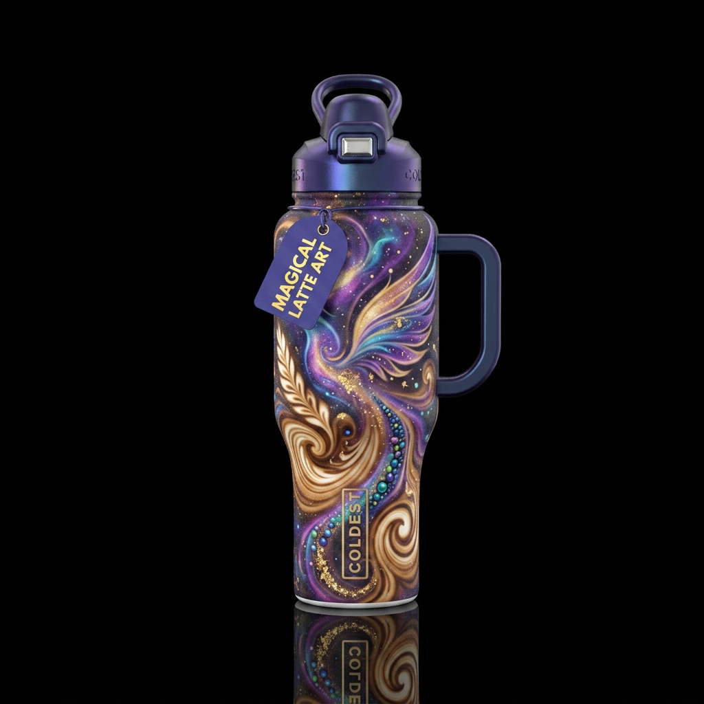 Fantasy water bottle design