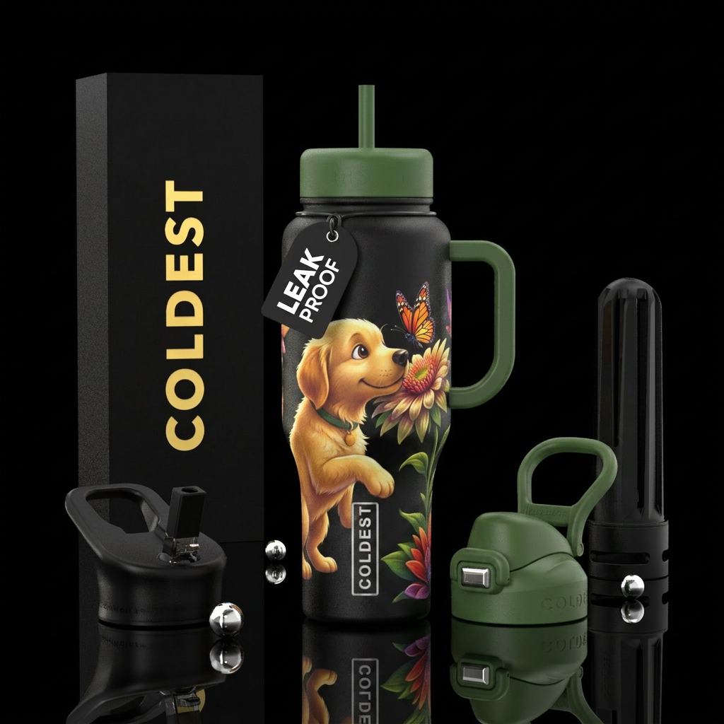Pup water bottle design