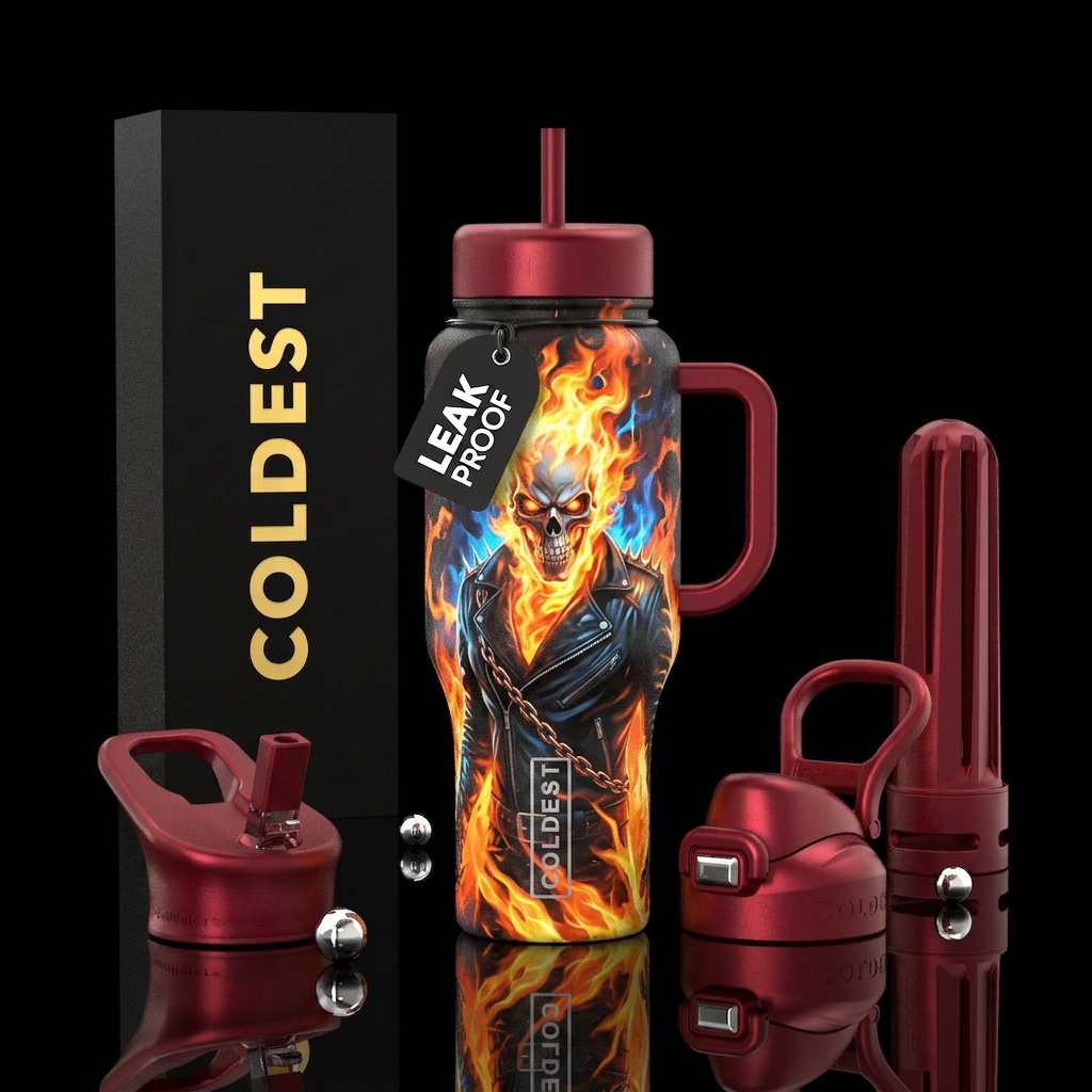 ...scary night water bottle design