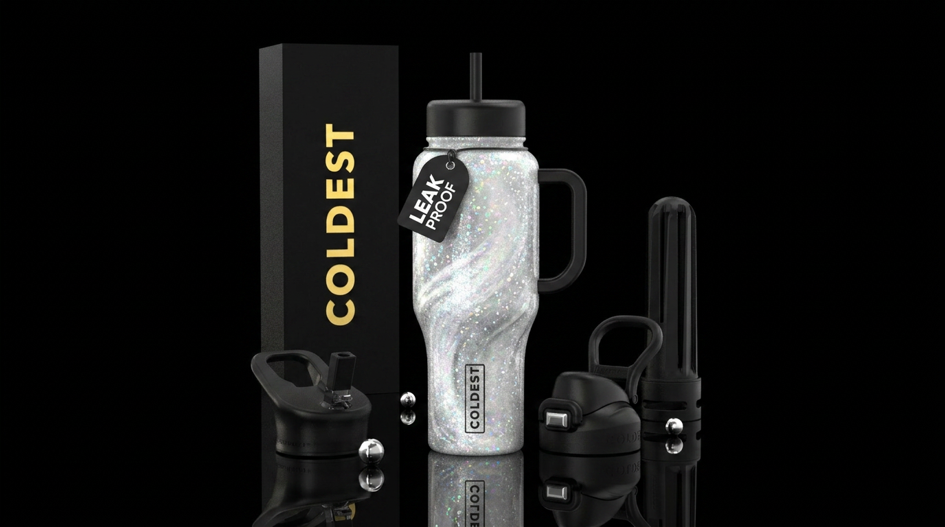 Sparkling water bottle design
