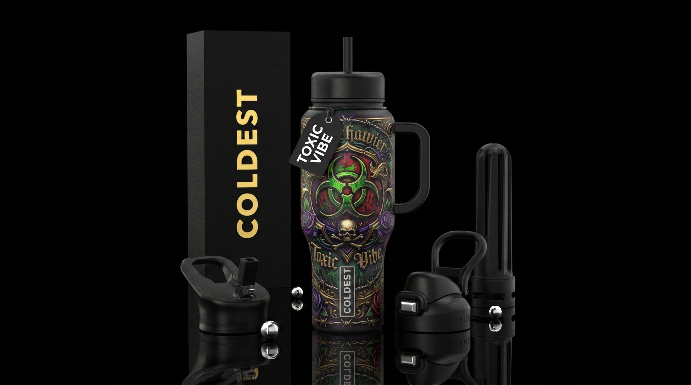 Toxic water bottle design