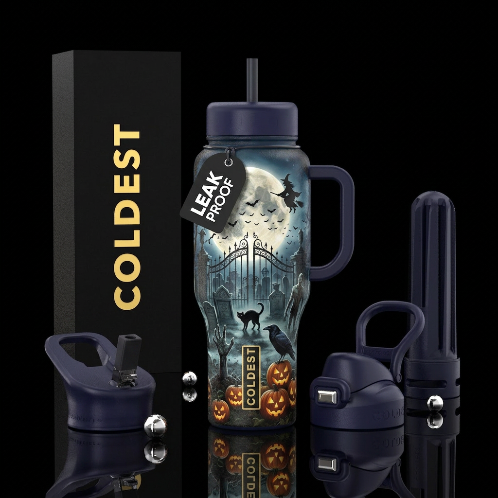 Creepy water bottle design