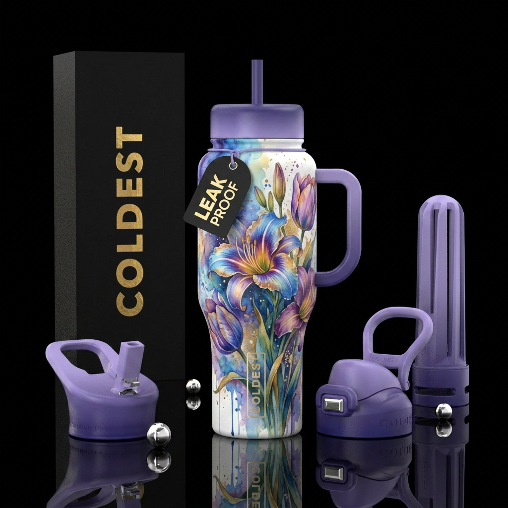 Bloom water bottle design