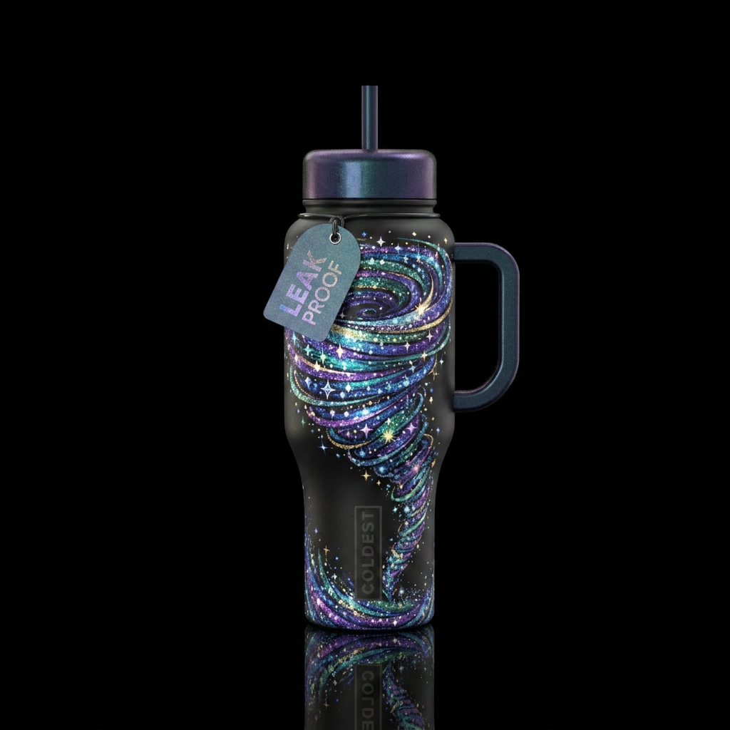 Funnel water bottle design
