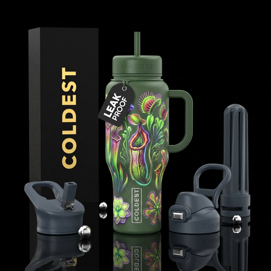 Rare & Ravenous water bottle design