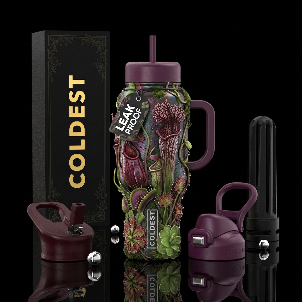 Velvet Venom water bottle design