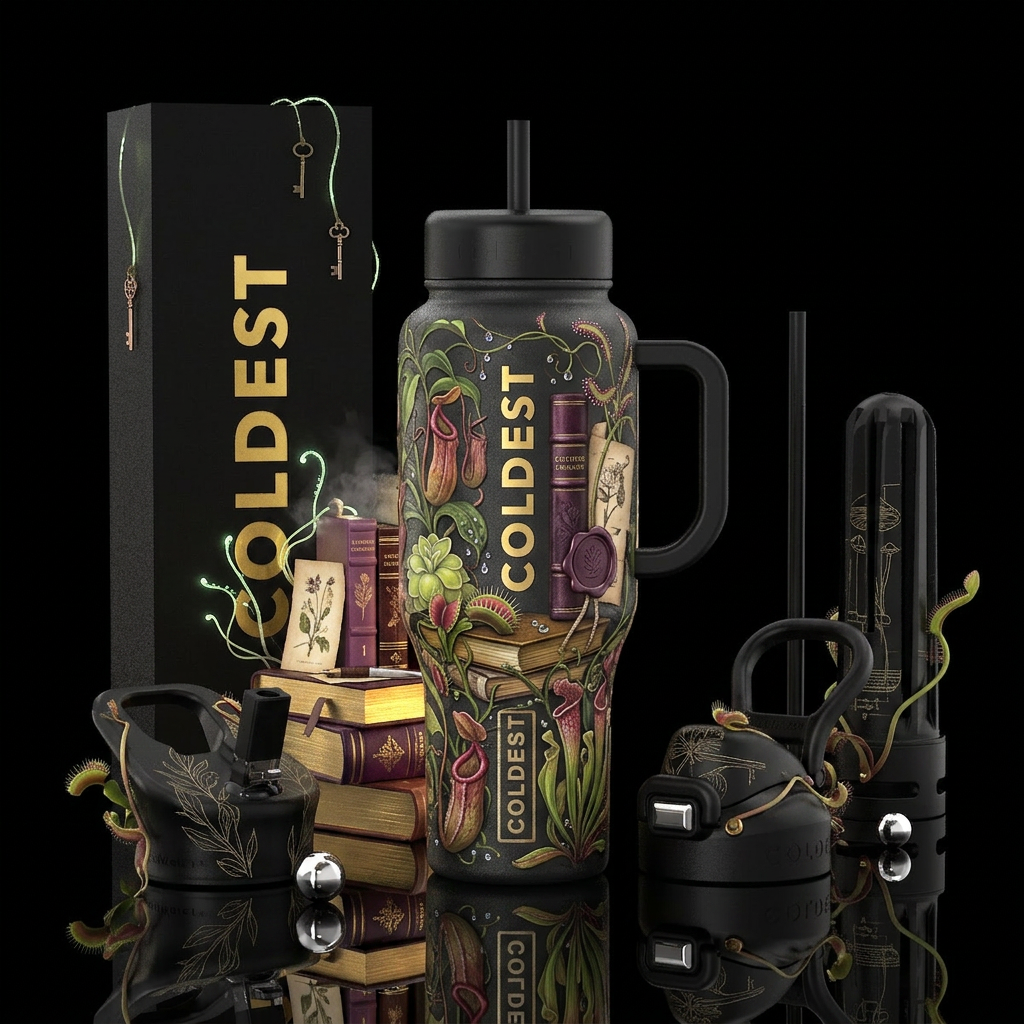 Ink & Instinct water bottle design