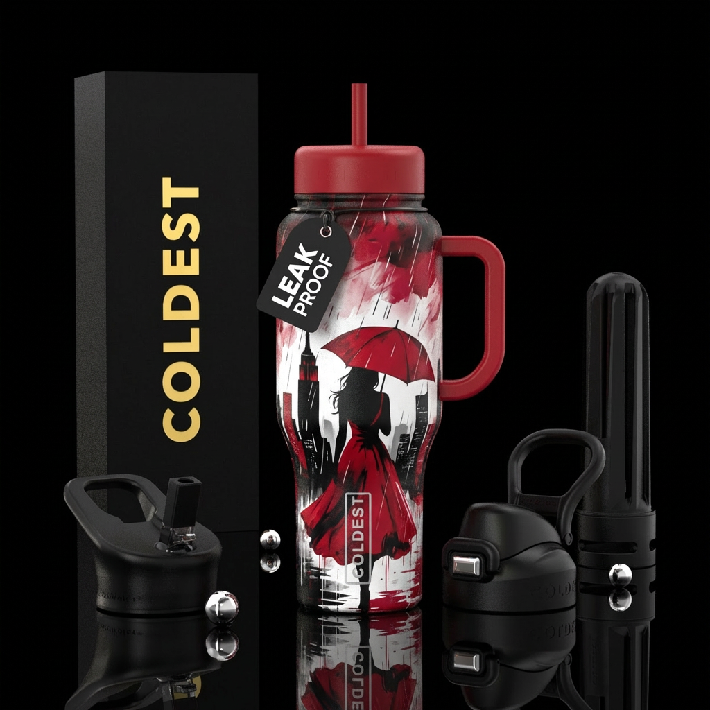 Rainy Day water bottle design