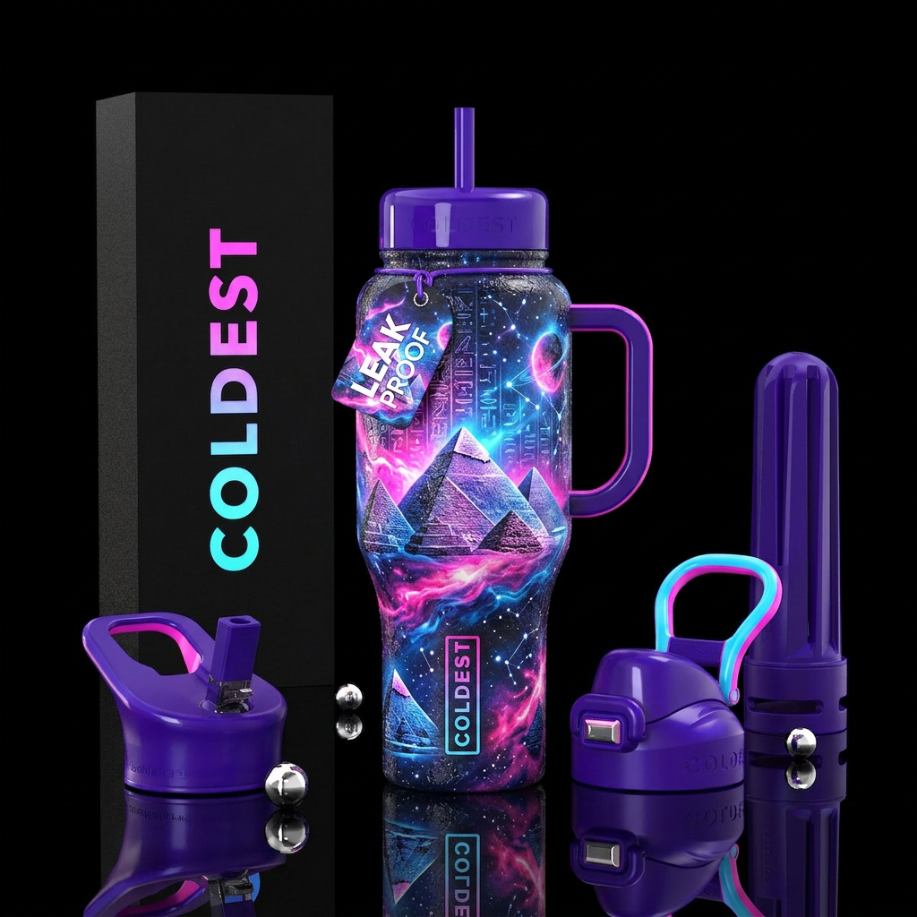 Time and Space water bottle design
