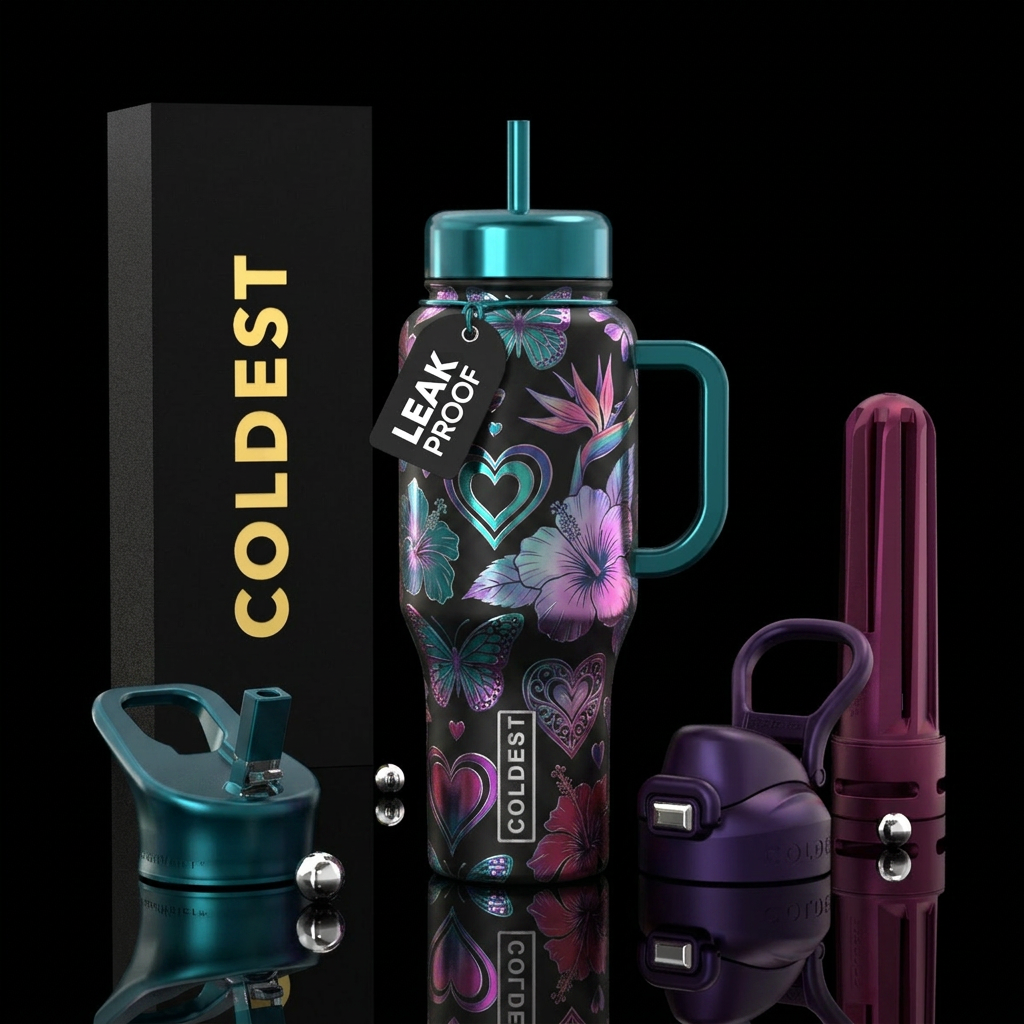 Moonlite Beauty water bottle design