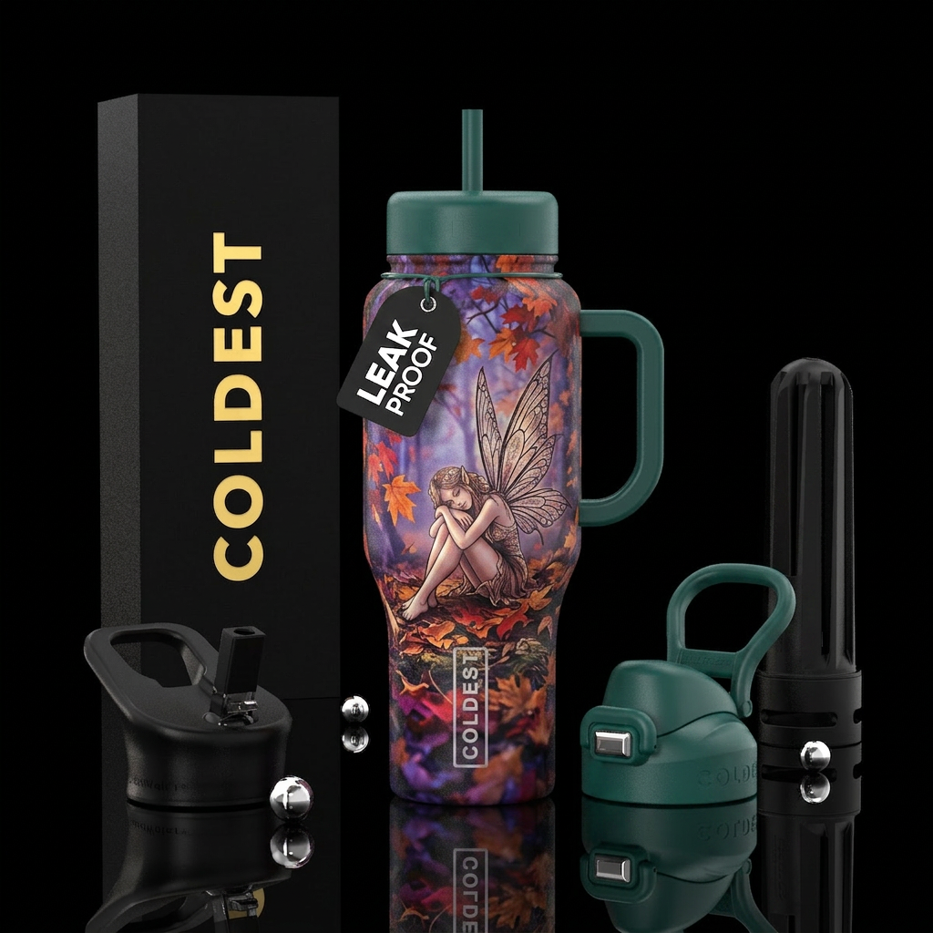 Fall for Fairies water bottle design