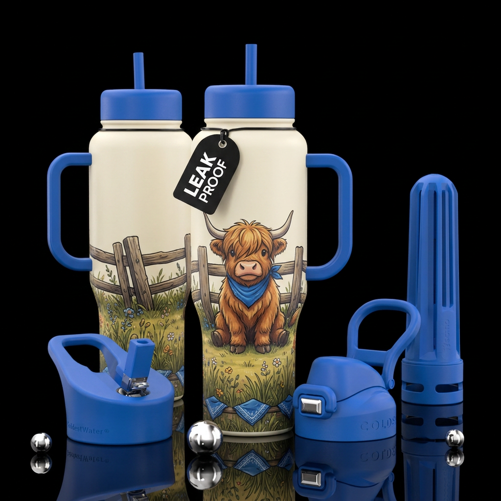 please show both the front and back of the bottle,... water bottle design