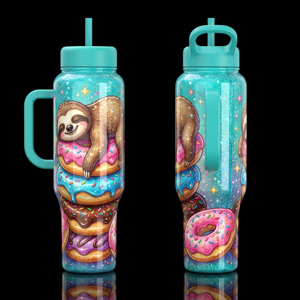 please show both the front and back of the bottle,... water bottle design