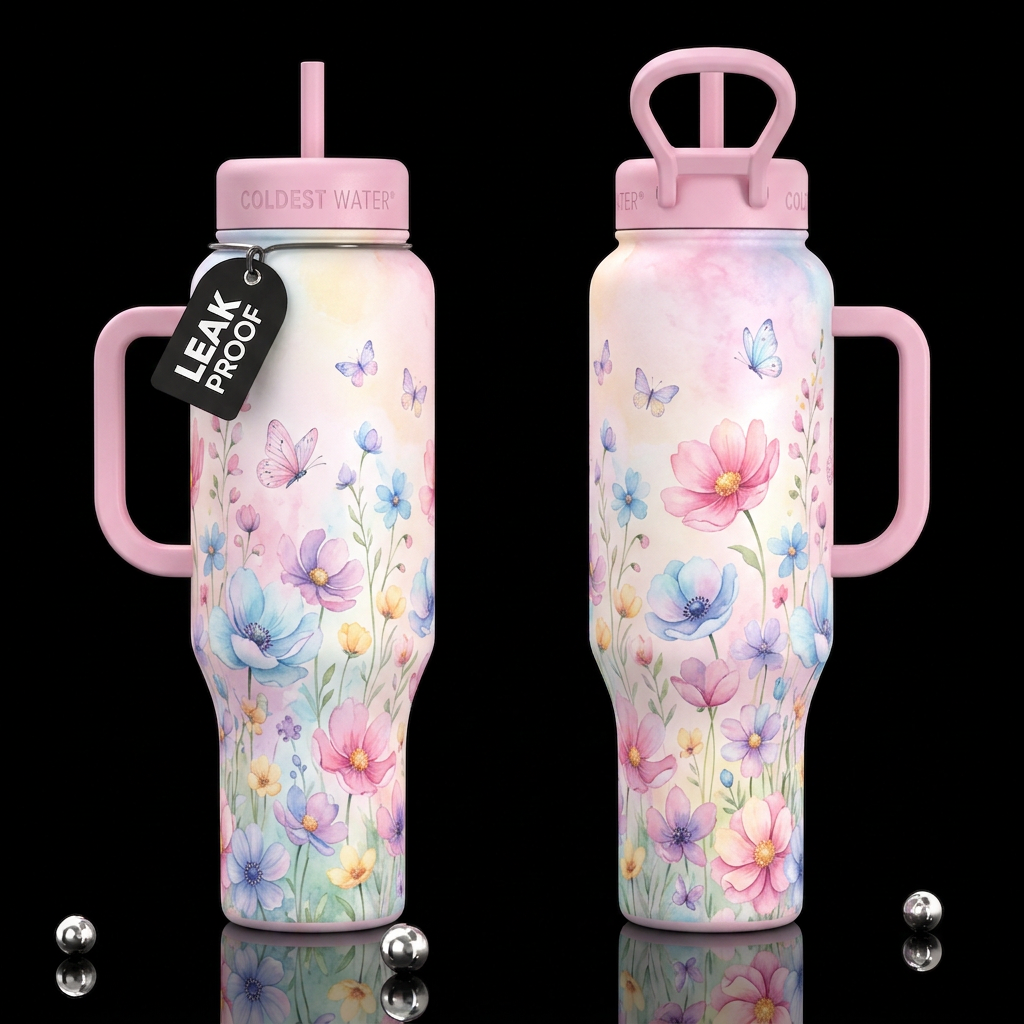 It's a Butterfly World water bottle design